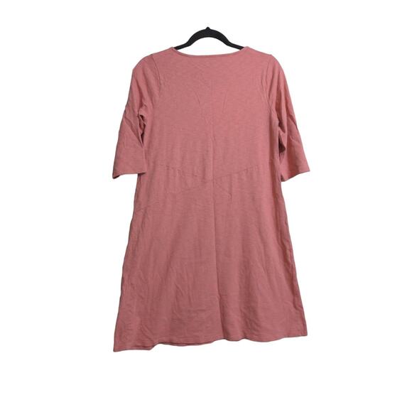 J. Jill Pure Jill Womens Easy Knit Seamed Dress Shift Pink Pockets Petite XS - Picture 4 of 8